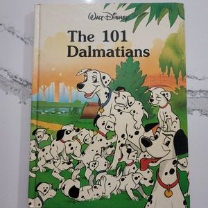 Disneys the 101 Dalmatians large hard cover book. Fair condition.
